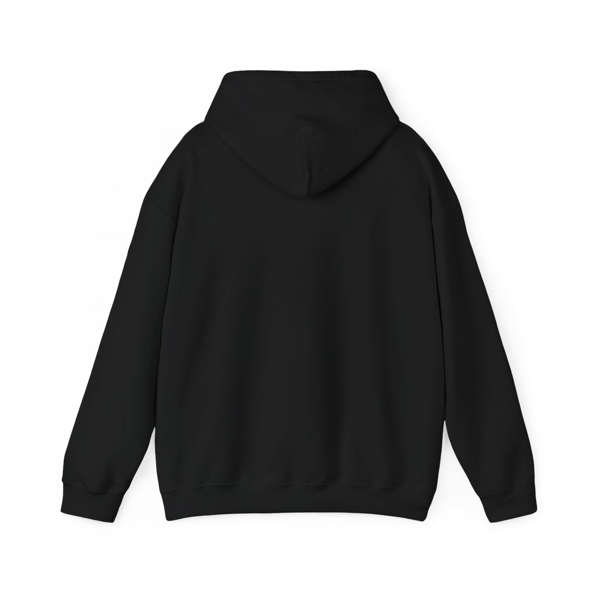 NEON hoodie | Black pullover sweatshirt, minimalist text design | Neon - alternate angle 1, merchandise